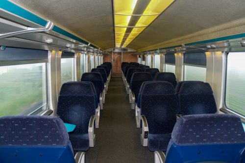 Interieur van MR96, 1ste klasse.